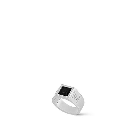 LV Onyx Signet Ring S00 